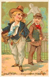 Zeichner und Fotograf